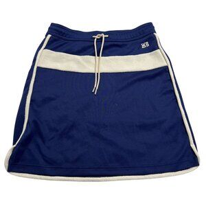 Wales Bonner Mantra Skirt in Navy Natural